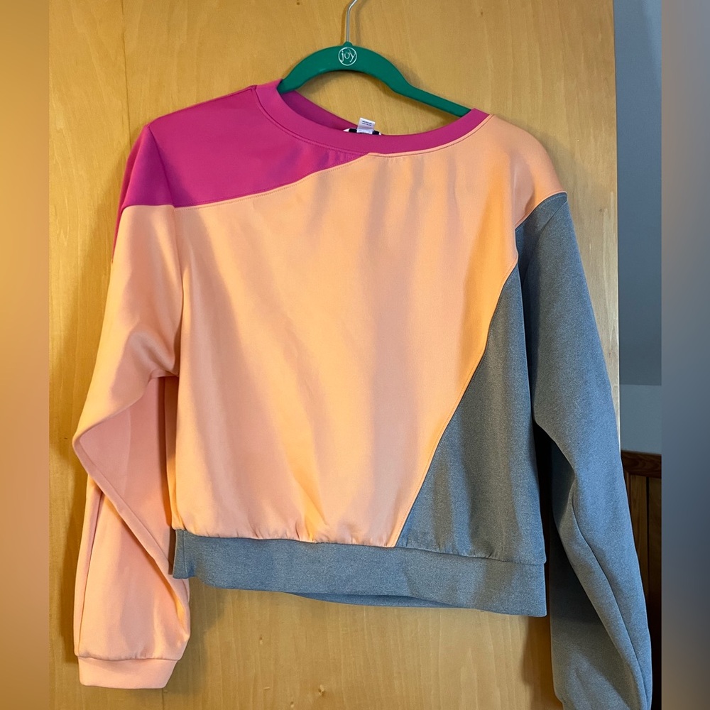 geometric, multicolor sweatshirt